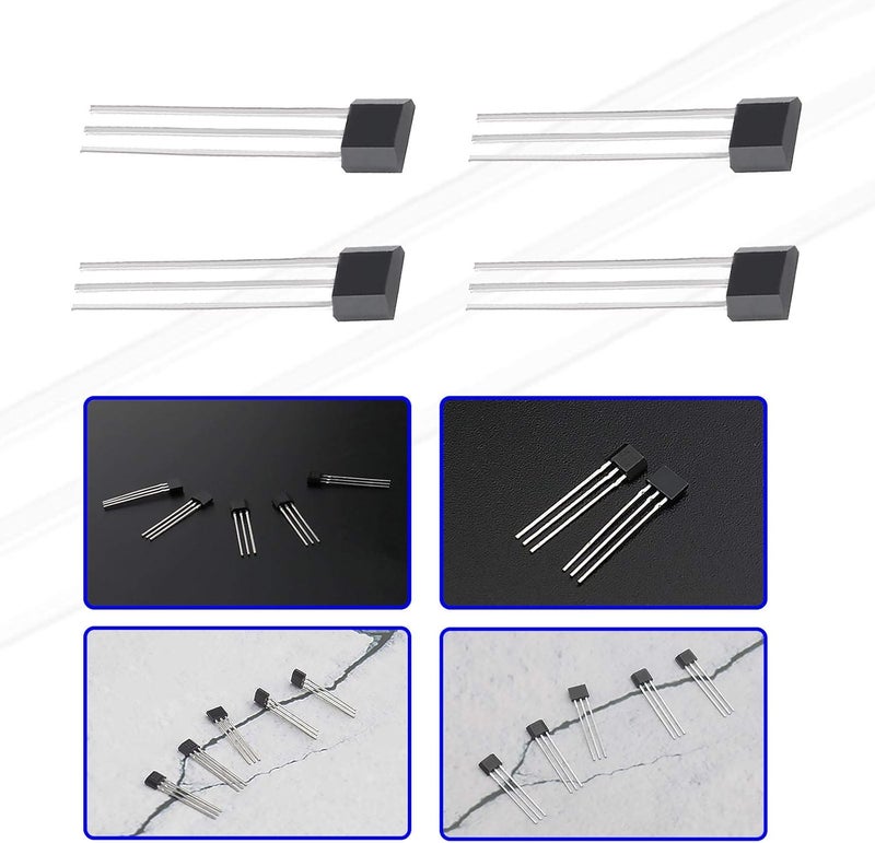Micro Traders 12Pcs 41F TO-92S Bipolar Hall Effect Sensor Magnetic Detector SS41F 0H41 SH41 S41 3 Pins Sensor For Electric Vehicle Motor Industrial Applications - Image 5
